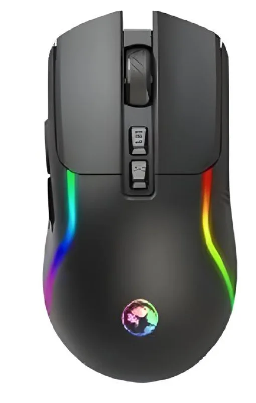 Cod. GM:227  Mouse MARVO Capo 20 Negro (M292) / 8000DPI / Iluminación 7 colores / 7 Botones / USB, cable trenzado 1.5 m