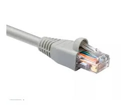 Cod. A:219 Patch Cord Gris UTP Cat 6e 24AWG/4P Agiler / 1 Pie – 30.48 cm / AGI-SOPC601G LAN