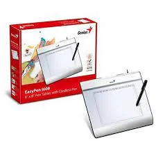 Cod. 129 Tablet Digitalizadora Genius EasyPen i608 / 6” * 8&quot; / Lápiz inalámbrico sensible 2048 niveles de presión / Todo tipo formas y grosor / Compatible: Windows®