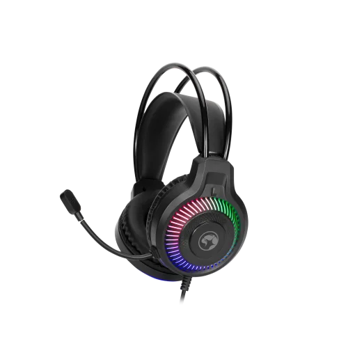 Cod. M:240  Kit 4 en 1 MARVO Loot40 SP (CM416) / iluminación RGB / Teclado Español 105 teclas + Mouse 8000DPI + Headphone Φ50mm + Mouse Pad antideslizante / interfaz: USB