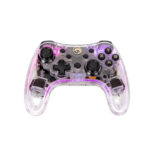 Cod. 079 Control&nbsp;de&nbsp;Juegos Inal&aacute;mbrico MARVO Ghost 40 (GT-88) Soporte P/Celular / Bluetooth&reg; / Iluminaci&oacute;n RGB / Vibraci&oacute;n dual / &nbsp;joystick 3D / Bater&iacute;a: 800mAh (8-12 H) / Compatible: Android,&nbsp;iOS,&nbsp;PC,&nbsp;PS3,&nbsp;PS4,&nbsp;Nintendo Switch