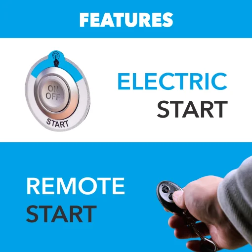 Cod. 234 Generador Inverter Pulsar PG5000BiSRCO 5000W Siliencioso / Dual: Gas o Gasolina 3GL. / Salida: 1*RV 120V 30A (TT-30R), 2*CA 120V 20A (5-20R) 1*USB-A 1* USB-C / arranque de control remoto / detector de CO