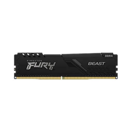 Cod. 306 Memoria RAM KINGSTON FURY BEAST KF432C16BB/8WP P/PC 8GB DDR4 3200MHz / Compatible con Intel XMP / Con Disipador de calor