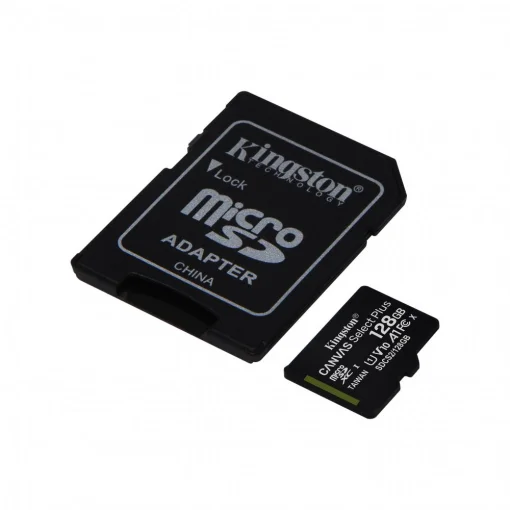 Cod. 101 Micro SD Kingston Canvas Select Plus SDCS2 / 128GB/ 2en1 / 100MB/s