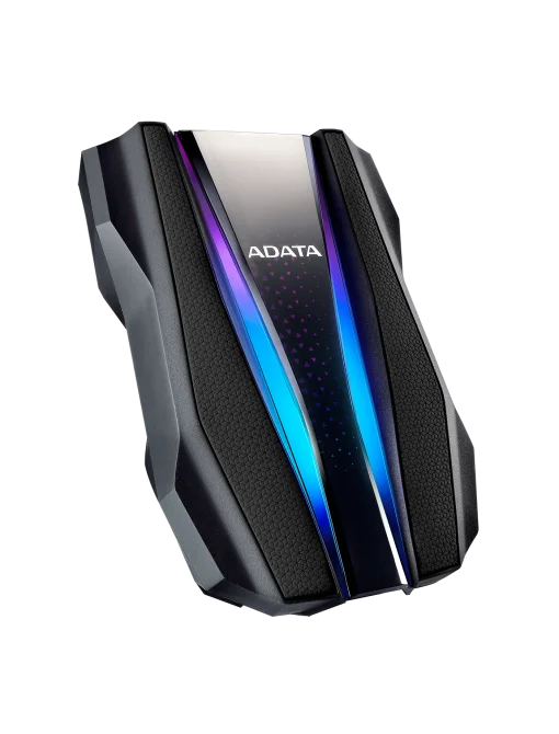 Cod. 537 Disco Duro Externo ADATA HD770G 1TB / USB 3.2 / &nbsp; 2*tiras RGB&nbsp; / Mac OS/Linux/Windows / a prueba de agua, polvo e impermeabilidad / IP68, Antigolpe (MIL-STD-810G)