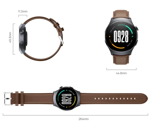Cod. 1155 SmartWatch Mibro Lite 3 / Pantalla AMOLED HD 1.3" 60FPS / LLamadas Bluetooth V5.3 / Monitoreo de Salud 24/7: (ritmo card&iacute;aco, SpO2, estr&eacute;s y sue&ntilde;o) / Resistente al agua (2ATM) / Bat. 300mAh (12 d&iacute;as) / 100+ modos deportivos