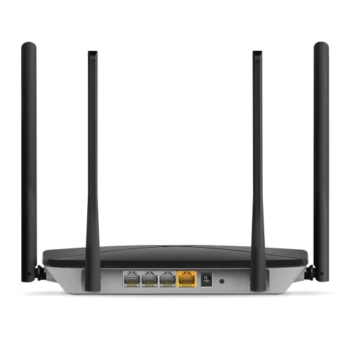 Cod. 091 Router Wireless Doble Banda TP-LINK-MERCUSYS AC12G V2 /1300 Mbps/2.4GHz-5GHz/3 puertos LAN Gigabit/ 1 Puerto WAN Gigabit/ 4 Antenas omnidireccionales fijas 5dBi