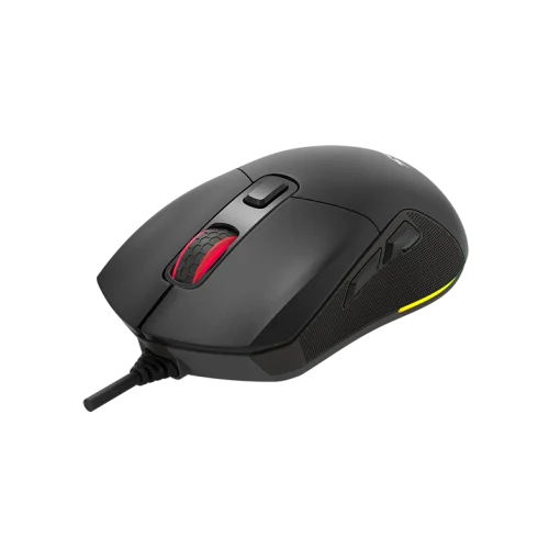 Cod. GX:184 Mouse Gaming XTRIKE ME GM-316 Negro / 7200DPI / Iluminación RGB (13 efectos) / Interfaz USB / cable: 1.5mt. / 6 botones / 2 conver desmontables