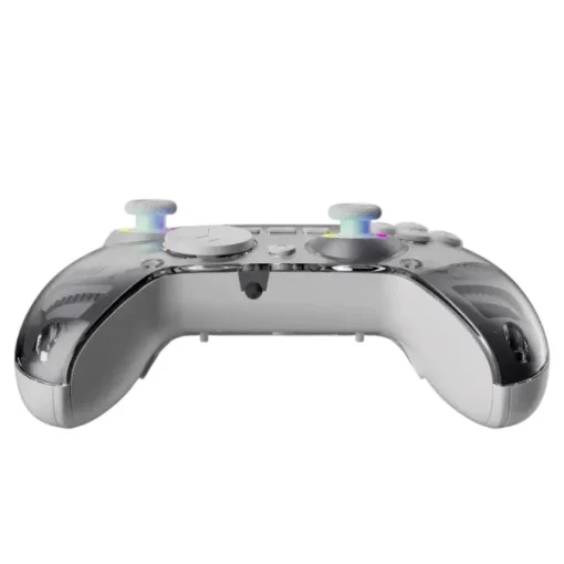 Cod. 080 Gemepad Monka Strike GT-86 / Tri-mode (Wireless 2.4G + Bluetooth&reg; 5.3 + Cable USB-C) / Bat. 1000 mAh / vibraci&oacute;n dual / Sensor de mov. 6 eje / Joysticks y gatillos efecto Hall, RGB y pantalla LCD / (M1/​​M2/N1/N2 Programables) / Compatible: PS4,