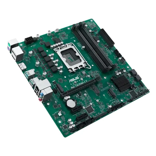 Cod. 147 Mainboard ASUS Pro Q670M-CE-CSM-SI / mATX /&nbsp;14va., 13va. y 12va. Gen. LGA1700 / 2*DDR5-5600 / 2*M.2, 4*Sata 6Gb/s* / 2*DisplayPort, 1*HDMI&trade; / 3*USB-A + 1*USB-C&reg;, 2*USB-A 2.0 / PCIe 4.0x16, 2*PCIe 3.0x1 / Intel&reg; 1Gb Ethernet / Bulk (sin caja)