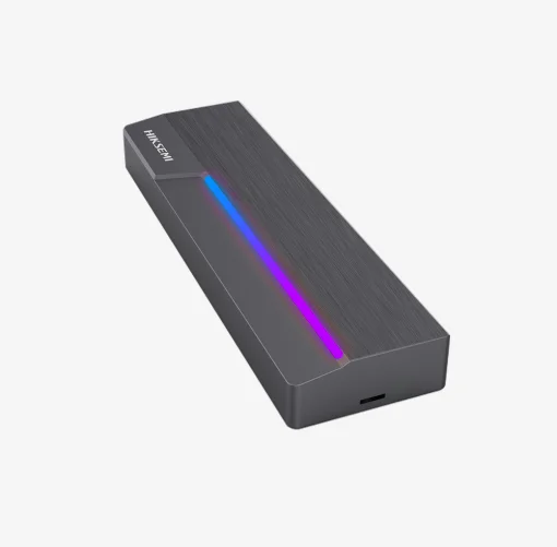 Cod. 036 Capsula HIKSEMI M.2 MDR1 P/SSD NVMe/SATA / 10Gbps / Compatible: Windows /MacOS/Linux /Android / USB 3.2 Tipo-C (Incl. cable USB-A)  / Iluminación RGB con ASUS Aura SYNC / Aluminio