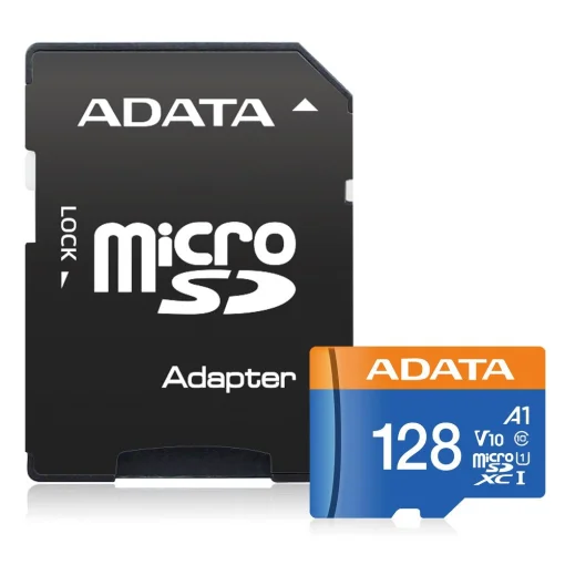 Cod. 255 Micro SD ADATA Premier A1 128GB / UHS-I Clase 10 / 2en1 / 100MB/s