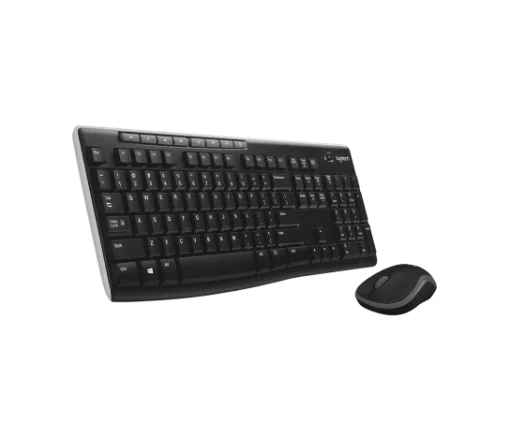 Cod. LO:273 Kit LOGITECH MK270 Teclado &amp; mouse Wireless 2.4GHz / 8 botones acceso rápido / Diseño a prueba de derrame líquidos / Incl. pilas AA larga duración / Español