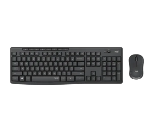Cod. LO:274 Kit LOGITECH MK295 Teclado &amp; mouse Wireless 2.4GHz / SilentTouch / compacto / 8 botones acceso rápido / Diseño a prueba de derrame líquidos / Incl. pilas AA larga duración