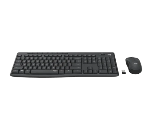 Cod. LO:274 Kit LOGITECH MK295 Teclado &amp; mouse Wireless 2.4GHz / SilentTouch / compacto / 8 botones acceso rápido / Diseño a prueba de derrame líquidos / Incl. pilas AA larga duración