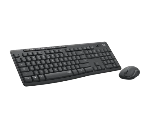 Cod. LO:274 Kit LOGITECH MK295 Teclado &amp; mouse Wireless 2.4GHz / SilentTouch / compacto / 8 botones acceso rápido / Diseño a prueba de derrame líquidos / Incl. pilas AA larga duración