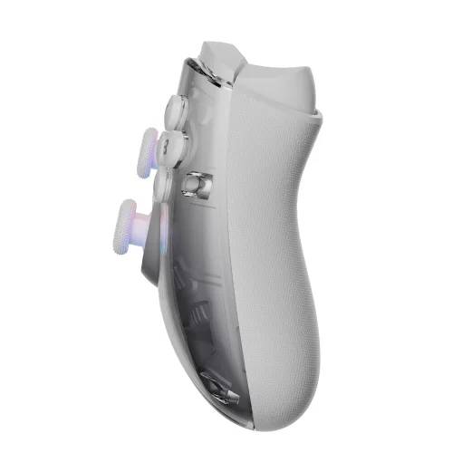Cod. 080 Gemepad Monka Strike GT-86 / Tri-mode (Wireless 2.4G + Bluetooth&reg; 5.3 + Cable USB-C) / Bat. 1000 mAh / vibraci&oacute;n dual / Sensor de mov. 6 eje / Joysticks y gatillos efecto Hall, RGB y pantalla LCD / (M1/​​M2/N1/N2 Programables) / Compatible: PS4,