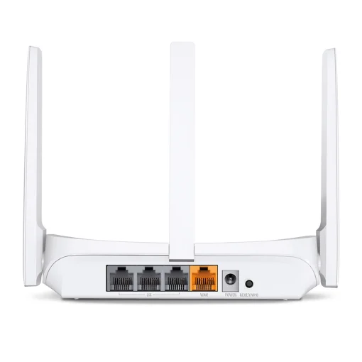 Cod. 127 Router Wireless N TP-LINK MERCUSYS MW306R/ 300 Mbps / 2.4GHZ / 3 puertos LAN - 1 Puerto WAN / 3 Antenas omnidireccionales fijas 5dBi /- (Tambien sirve como extensor de rango, Access Point, cliente WISP)
