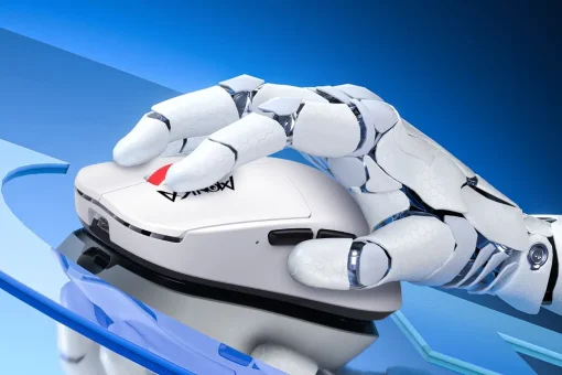 Cod. K:265 Mouse MONKA PRIME G997W Tri-modo Wireless (2.4G &amp; BT 5.1) + cable / 26.000 DPI / tasa sondeo 4K / Chip PixArt PAW3395 / 6 botones programables / Peso (53g) / 100% PTFE (pie) / Bat. 300mAh(hasta 60H) / Dedicado: P/Gamer PRO/Usuario PRO