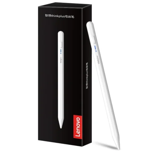 Cod. 1058 Lápiz Digital Universal LENOVO thinkplus BP16 / Recargable USB-C / P/Android, iOS, móvil, Windows, Tablet / magnético / blanco