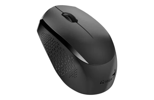 Cod. GE:162 Mouse Genius Wireless Silencioso NX-8000S / 1200DPI / Silencioso, Ergo C&oacute;modo / 2.4 GHz /&nbsp;Tecnolog&iacute;a BlueEye / Negro