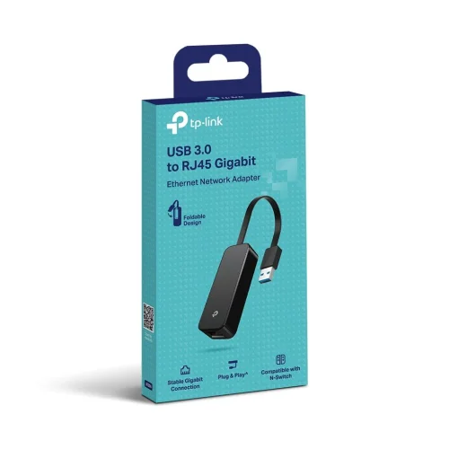 Cod. 103 ​​​​​​​Adaptador de Red USB 3.0 a Ethernet Gigabit TP LINK UE306 / Compatible Plug and Play en Nintendo Switch, Windows 10/8.1 y SO Linux