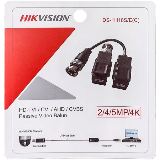 Cod. 381 Video ballums HIKVISION DS-1H18S/E(C) / Pasivo Hasta 8MP (4K) / con Botón Push