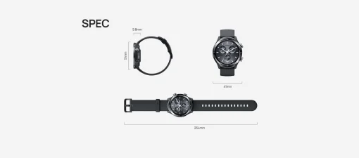 Cod. 1065 SmartWatch Mibro A3 / GPS / LLamadas BT 5.3 / Pantalla&nbsp;HD 1.39" 60 FPS reales / 100 modos deportivos / Monitoreo de salud / 2ATM resistente al agua / Material aleaci&oacute;n Aluminio