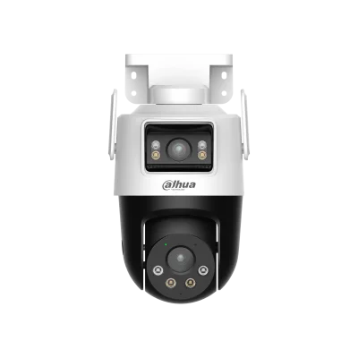 Cod. 372 Cámara Smart Exterior 360° DAHUA Picoo Dual 3K D1 5MP+5MP / Wi-Fi 6 / Vista Nocturna Dual Ligth (50m IR) / Detección humana/vehículo IA / 6*modos patrulla / Alarma (Luz y sonido) / Seg. automát. / Audio bidireccional / Soporta microSD (hasta 256G