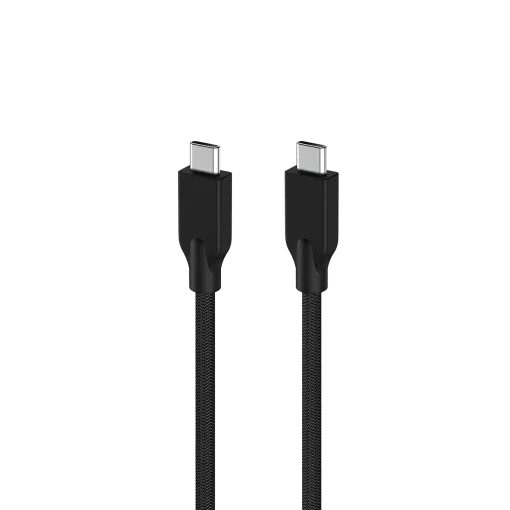 Cod. C:255 Cable carga r&aacute;pida Genius USB-C a USB-C ACC-C2CC-3A / QC3.0 3A / 1.5 m. / 5 Gbps / Nailon trenzado