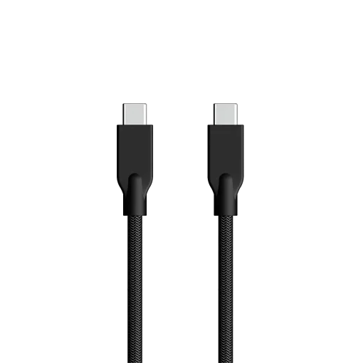 Cod. C:255 Cable carga r&aacute;pida Genius USB-C a USB-C ACC-C2CC-3A / QC3.0 3A / 1.5 m. / 5 Gbps / Nailon trenzado