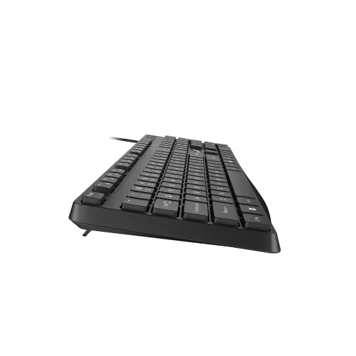 Cod. 281 Teclado Genius KB-117S / Silencioso / Tecla AI Copilot / tipo chocolate / 12 Teclas FN (8*audio, 4*Internet) / USB, cable 1.5m / Español