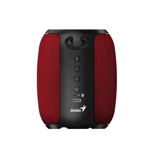 Cod. G:244 Parlante Bluetooth Genius SP-915BT / 5W RMS / LED-RGB / Micrófono incorporado / USB-C, Bat.1200mAh (Hasta 6H reproducción)