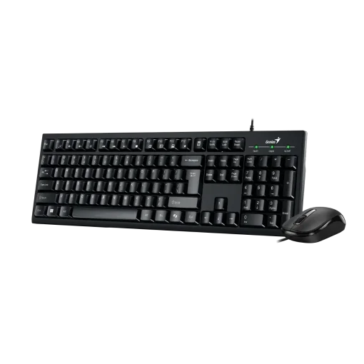 Cod. 254 Kit Genius KM-100SE Teclado + Mouse 1200DPI / USB / Tecla AI Copilot / Espa&ntilde;ol