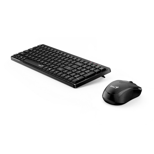 Cod. 287 Kit Genius Wireless LUXEMATE Q8100 Teclado + Mouse &oacute;ptico 1200DPI, Compacto / 2.4GHz / AI Copilot / 12 teclas FN P/acceso r&aacute;pido (Oficina y multimedia) / Espa&ntilde;ol&nbsp;