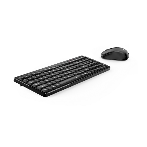 Cod. 287 Kit Genius Wireless LUXEMATE Q8100 Teclado + Mouse &oacute;ptico 1200DPI, Compacto / 2.4GHz / AI Copilot / 12 teclas FN P/acceso r&aacute;pido (Oficina y multimedia) / Espa&ntilde;ol&nbsp;