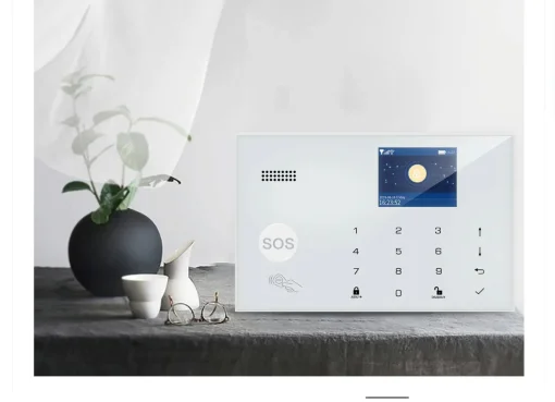 Cod. 403  Kit Sistema de Alarma Wi-Fi&amp;GSM TUREON TUR-G30 /&nbsp;Central con Pantalla LCD y teclado t&aacute;ctil / Control APP TuyaSmart/SmartLife / 1*Detector de movimiento / 1*Sensor magn&eacute;tico / 2*controles / 2*magn&eacute;ticos RFID / Sirena 100dB