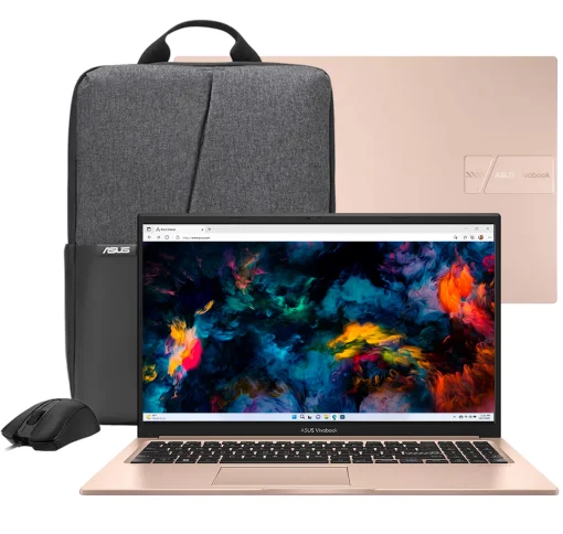 Cod. 1828 ASUS VivoBook 15 X1504 / Intel&reg; Core&trade; 5 120U (Serie 1) &Uacute;ltima Generaci&oacute;n, 12MB cach&eacute;, 10 n&uacute;cleos, hasta 5,0GHz / 16GB DDR5 / 512GB NVMe&trade; SSD / 15.6" FHD / Sin Sistema (OS) / Wi-Fi 6 &amp; BT 5.2 / Sensor de Huella / Teclado Espa&ntilde;ol alfanum&eacute;rico / Te