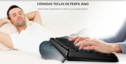 Cod. G:194 Teclado Genius KB-117 / USB / Clásico / Resistente a salpicaduras / Teclas Cóncavas / Cable 1.5 mt. / Español / Negro