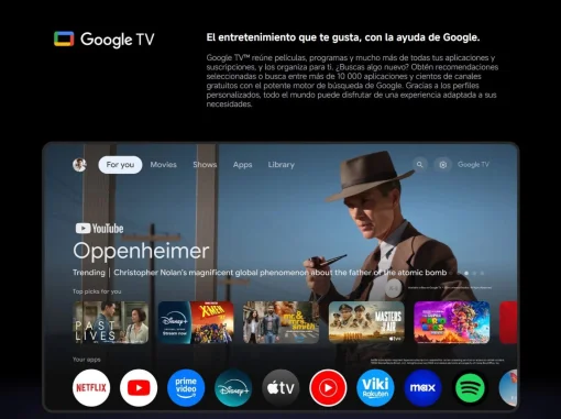 Cod. 1161 Xiaomi TV Stick 4K (2da Gen) / Google TV&trade; / Wi-Fi&nbsp;6, Bluetooth 5.2 / 2GB RAM, 8GB Alm. / Dolby Vision&reg; y HDR10+ / Dolby Atmos&reg; y DTS:X / Control remoto por voz 360&deg;