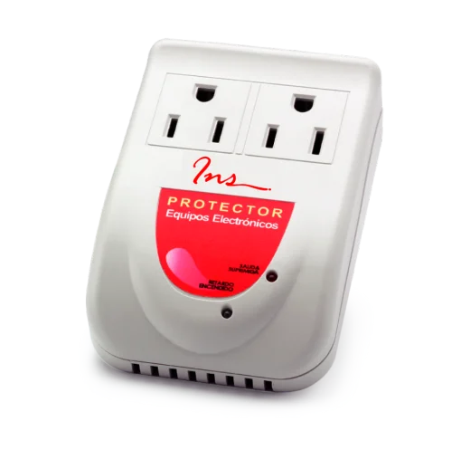 Cod.004 Protector de Voltaje INS-102 15Amp./2 tomas