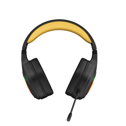 Cod. 125 Headphone Inal&aacute;mbricos MARVO Pulz 80W (HG9084W) / Trimodal: 2.4G(USB-A, USB-C) + Bluetooth&reg; 5.3 + Cableado / Luces RGB / Mic. omnidireccional extra&iacute;ble / Bat.: 1000 mAh / Compatible: PC, Android, Mac OS,IOS,PS4,PS5,XBOX ONE