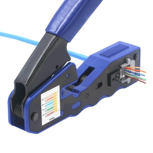Cod. 933 Ponchadora Zoerax PA-THRU RJ45 / Cortador de paso a través