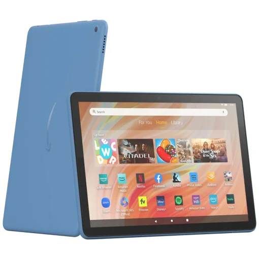 Cod. 083 Tablet Amazon fire HD 10 (13va. Gen.) / Octa-core / 10.1" Full HD 1080p / RAM 3GB, 32GB Alm. / Fire OS 8 / Cam frontal 2,0mp/posterior 5mp / Wifi/Bluetooth / Ocean Blue