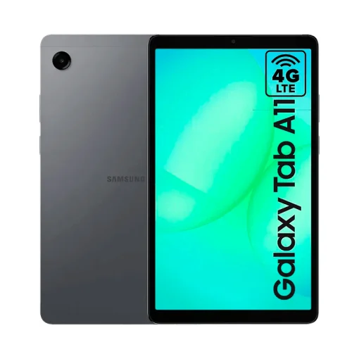 Cod. 154 Tablet Samsung Galaxy Tab A11 4G LTE (SM-X135G) / 8,7" WXGA+ / 4GB RAM / 64GB ALM. Soporta MicroSD (2TB) / Android 15 / Cam. post. 8MP video1080p@30fps, front. 5MP / Gray