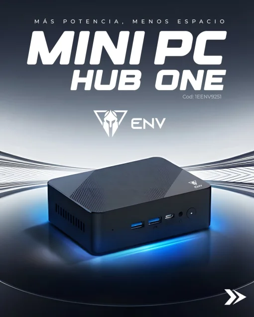 Cod. 241 &nbsp;Mini CPU ENV&nbsp;/ AMD Ryzen&trade; 5 3500U / 16GB / 512GB M.2 SSD NVMe / Wi-Fi AC + BT / 2*HDMI 4K / 2*USB3.2 + USB-C 3.2 Gen1, LAN RJ45 / Windows 11 Home (Preinstalado) / montaje vesa (75mm) P/Instalaci&oacute;n oculta