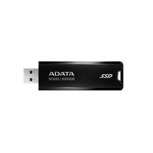 Cod. X:511 SSD Externo ADATA SC610 1TB / USB-A 3.2 Gen2 / 550MB/s Read, 500MB/s Write / Compatible: Windows, MacOS X, PS5 / XBOX Series X-S