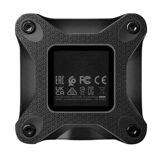 Cod. X:510 SSD Externo ADATA SD720 - 512TB / USB- 3.2 Gen 2 / 550MB/s Read, 480MB/s Write / Resistente a caídas MIL-STD / Compatible: PS5 / XBOX Series X-S / Multiplataforma: Android, Mac OS y Windows