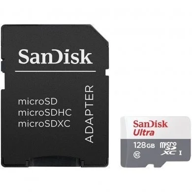 Cod. 261 Micro SD SanDisk Ultra&reg; 128GB / 2en1 / Clase 10 / hasta 100MB/s