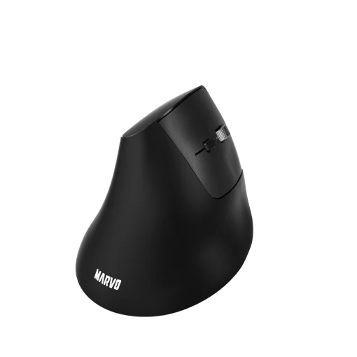 Cod. GM:266 Mouse ergonómico vertical Wireless MARVO M811W / Conectividad Dual (2.4G + Bluetooth 5.2) / 1600DPI / 6 botones / Batería incorporada 300mAh